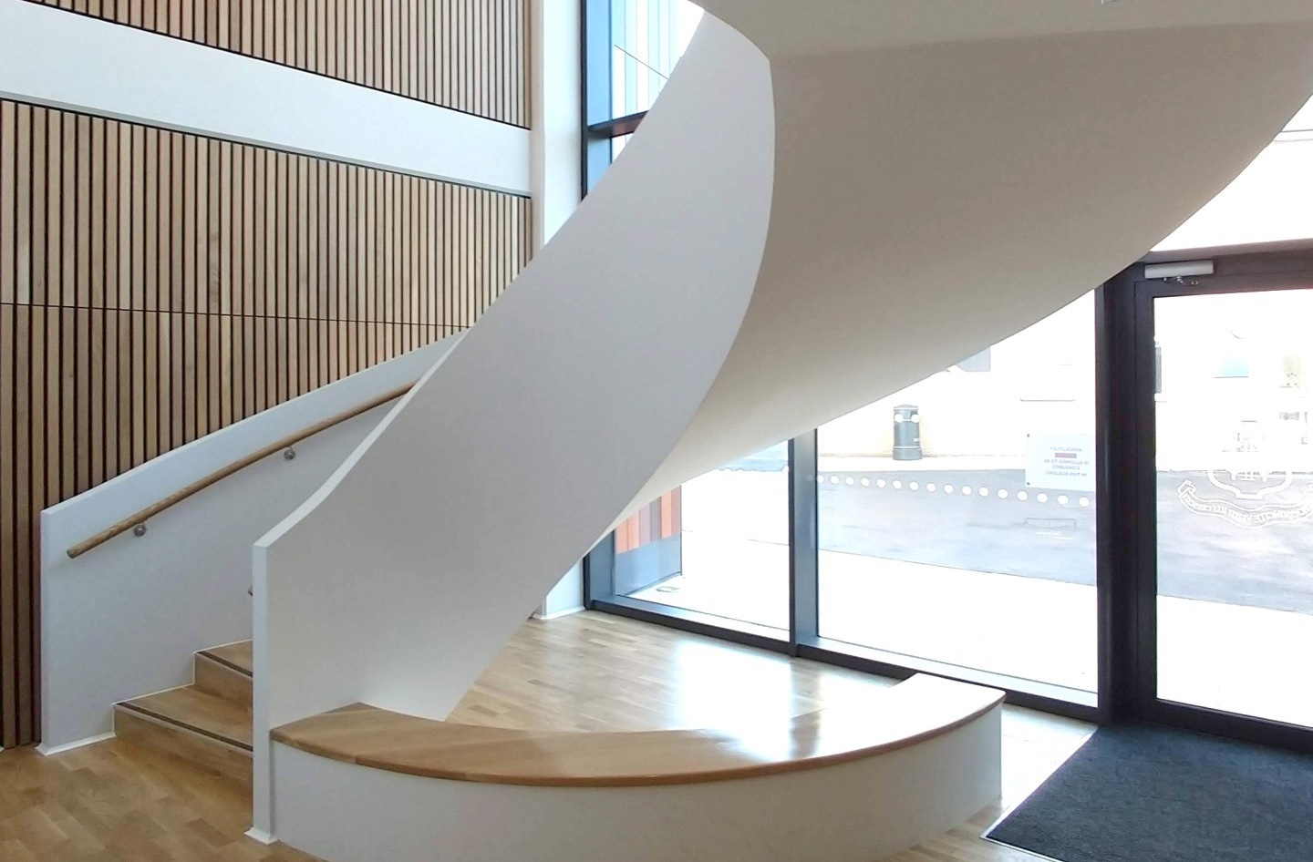 St Helen's School of Music - Feature stair interior view