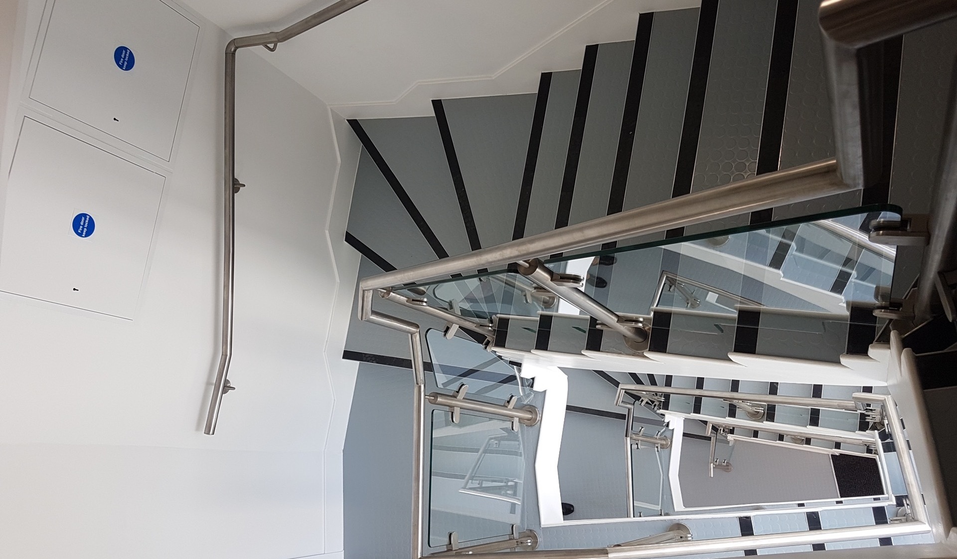 West London winding stair installation complete