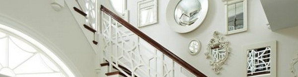 how to decorate around staircases