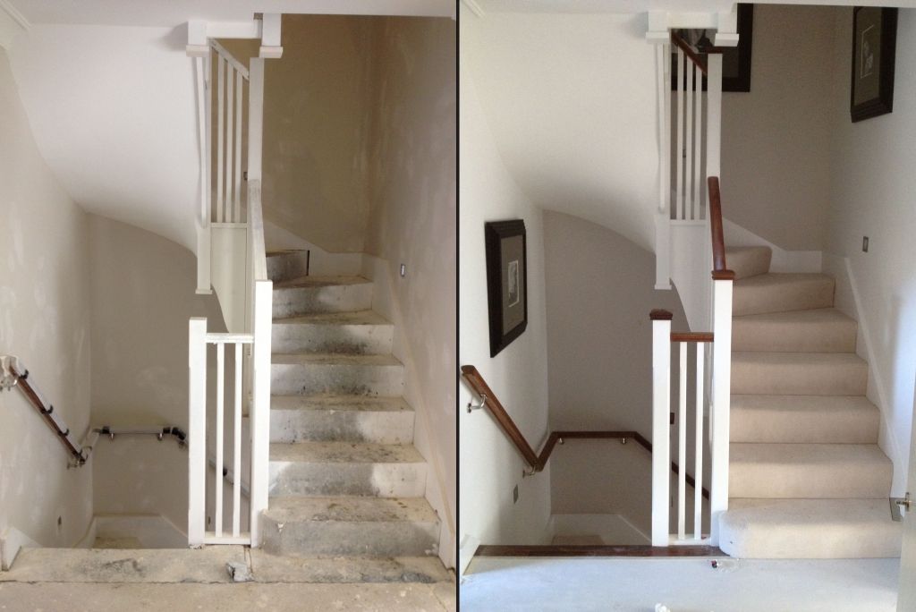 lime grove mews before after precast concrete winder curved spiral staircase